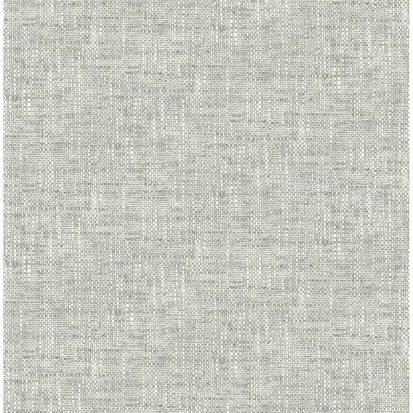 Nuwallpaper Grey Poplin Texture Peel & Stick Wallpaper NU2873